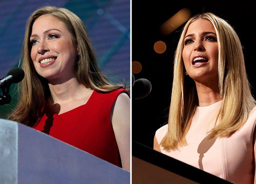 Tình bạn ngang trái của Ivanka Trump với tiểu thư nhà Hillary Clinton: Từ thân thiết đến "cạch mặt" suốt 4 năm vì cha mẹ đối đầu tranh chức Tổng thống