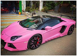 Lamborghini Aventador "sang tay" nữ doanh nhân Việt thay áo hồng nổi bật