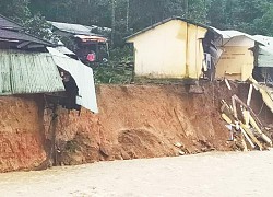 Quảng Nam: Trà Leng lại bị sạt lở và lũ quét, 14 nhà dân bị cuốn trôi