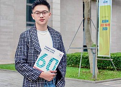 Thái Bá Minh - Hotboy Học viện Ngoại giao, từng được tuyển thẳng vào 5 trường Đại học