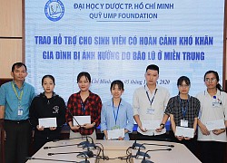 Trường ĐH Y Dược TPHCM hỗ trợ 35 sinh viên có hoàn cảnh khó khăn ở Miền Trung