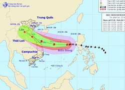 Bão số 13 sẽ suy yếu khi đổ bộ vào khu vực từ Hà Tĩnh đến Thừa Thiên - Huế