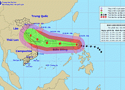 Bão Vamco giật cấp 15 sẽ vào Biển Đông trong 24 giờ tới