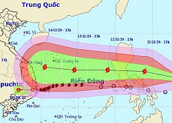 Dự báo đường đi của bão Vamco khi vào Biển Đông