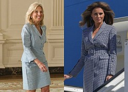 Đứng ở hai bờ 'chiến tuyến' nhưng bà Melania Trump và Jill Biden lại có gu thời trang giống nhau đến khó tin