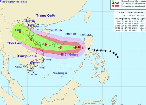 Khẩn: Bão số 13 sầm sập lao thẳng miền Trung, giật cấp 15, Thủ tướng yêu cầu sơ tán dân khỏi nơi nguy hiểm