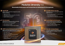 MediaTek ra mắt Dimensity 700: giá phải chăng, hỗ trợ 5G