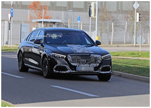 Mercedes-Maybach S-Class lộ diện trần trụi, ra mắt 20/11 cho ông chủ thích sang chảnh