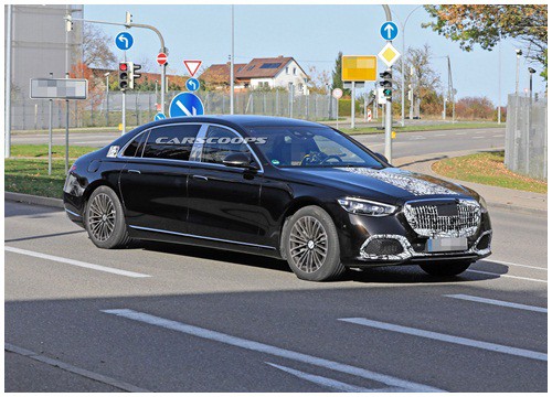 Mercedes-Maybach S-Class mới lộ ảnh chạy thử