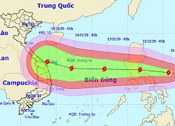 Mưa lớn trên diện rộng ở Trung Trung Bộ, bão Vamco có khả năng mạnh thêm