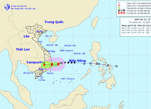 Bão số 12: Nguy cơ cao xảy ra lũ quét, sạt lở đất từ Thừa Thiên Huế đến Bình Thuận