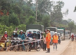 Nghệ An: Nổ mìn phá đá trên rú Nguộc để chống sạt lở