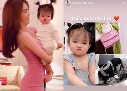 Nhất cháu gái ruột Ngọc Trinh: Mới 1 tuổi đã được dì tặng túi hiệu đắt đỏ, đúng là được cưng từ trong trứng nước!