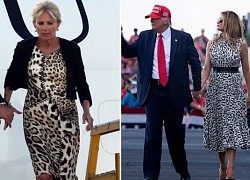 Ở thế đối đầu: Melania Trump và Jill Biden lại giống hệt gu thời trang