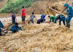 Tiếp tục sạt lở tại nơi tìm nạn nhân mất tích ở Quảng Nam