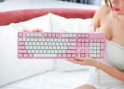 Bàn phím hồng siêu rẻ nhưng vẫn 'ngon - xịn - mịn': DareU EK87 và EK1280s Pink White