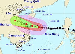 Bão số 13 giật cấp 17, đang cách Đà Nẵng - Thừa Thiên Huế khoảng 390km