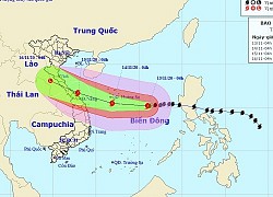 Bão số 13 gió giật cấp 15 đang tiến nhanh vào quần đảo Hoàng Sa