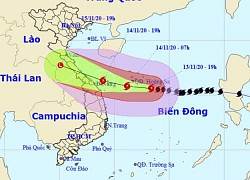 Bão Vamco giật cấp 16 hướng vào Hà Tĩnh đến Quảng Nam, gây mưa lớn