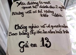 Chồng tổ chức sinh nhật cho nhân tình, vợ đặt bánh kem mang đến kèm theo dòng chữ thâm thúy