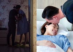 Kim Lý ôm, làm điểm tựa để Hồ Ngọc Hà ngã trên vai trong lúc sinh nở