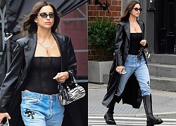 Siêu mẫu Irina Shayk tái xuất xinh đẹp, sang chảnh trên phố