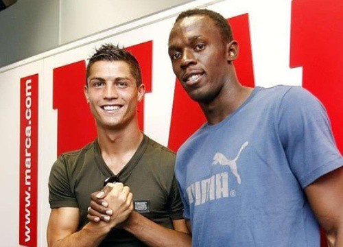 Usain Bolt: 'Ronaldo chạy nhanh hơn tôi bây giờ'