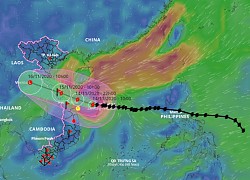 Vì sao bão số 13 tăng lên cấp cuồng phong, giật cấp 17?