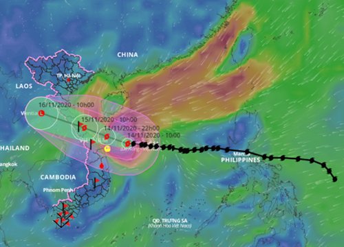 Vì sao bão số 13 tăng lên cấp cuồng phong, giật cấp 17?