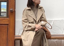 9 mẫu áo trench coat "hàng tuyển" giá từ 600k ai mặc cũng sang