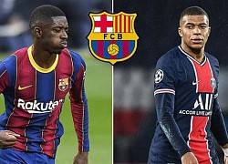 Barcelona từ chối mua Mbappe vì Dembele