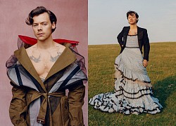 Harry Styles gây tranh cãi khi mặc váy trên tạp chí