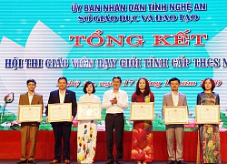 Nghệ An tôn vinh Giáo viên dạy giỏi tỉnh cấp THCS năm 2020