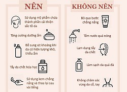 5 việc nên và không nên giúp bảo vệ da trong mùa lạnh