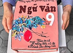 Cười ngất với loạt bánh kem mừng ngày 20/11 'muôn hình vạn trạng' của học trò