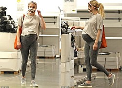 Emma Roberts &#8220;ôm&#8221; bụng bầu lớn đi sắm đồ khi cận kề ngày sinh nở