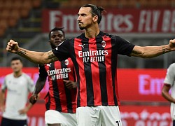 Ibra nổi hứng tặng toàn đội AC Milan siêu phẩm