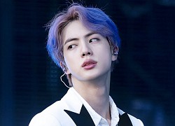 Jin (BTS) tự nhuộm tóc tím tại nhà