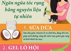 Ngăn ngừa tóc rụng bằng 5 nguyên liệu tự nhiên