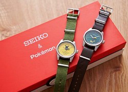 Seiko giới thiệu 4 mẫu đồng hồ Pokémon dành cho Pikachu, Eevee và Mewtwo