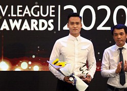 Trung vệ U23 Việt Nam giành giải Cầu thủ trẻ hay nhất V.League 2020