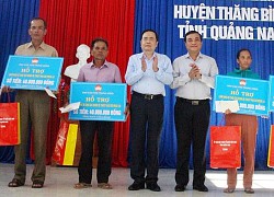 Hỗ trợ Quảng Nam, Quảng Ngãi khắc phục hậu quả bão lụt