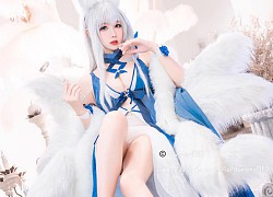 Ngắm gái xinh Azur Lane diện trang phục dạ hội cắt xẻ táo bạo khoe vòng 1 hờ hững