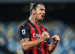 "Ông già" Ibrahimovic lập cú đúp, Milan đòi lại ngôi đầu