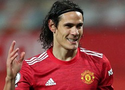 Cavani đá chính trong trận thắng đậm của MU