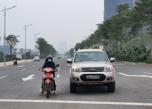 Đóng làn xe thô sơ đường Nguyễn Xiển- Xa La, phương tiện đi lại cần lưu ý gì?