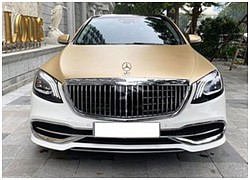 Mercedes-Benz S400 độ siêu sang Maybach hơn 2 tỷ ở Hà Nội