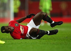 MU "tái mặt" vì Pogba chấn thương nặng: Có kịp trở lại đấu PSG?