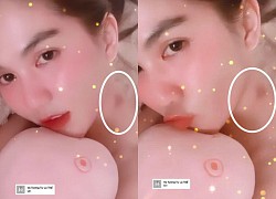 Ngọc Trinh gây sốc khi "nhá hàng" ảnh bán nude trên giường, vô tình để lộ "dấu yêu" rõ mồn một trên cổ