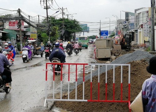 TP HCM: Đường Lương Định Của phân luồng thế nào khi thi công?